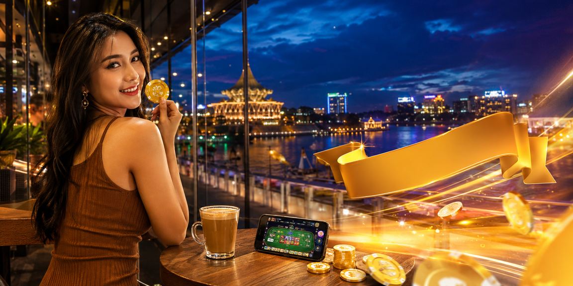 Pengguna di Kuching mengakses platform soi55 melalui telefon pintar dengan keselamatan data terjamin